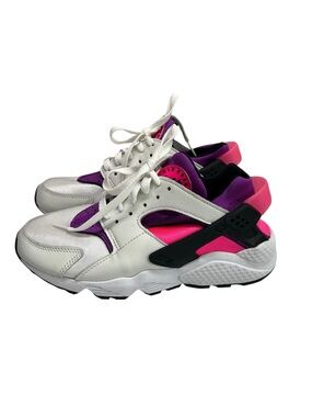 Nike Air Huarache White Hyper Pink Athletic Shoes Womens Size 8.5